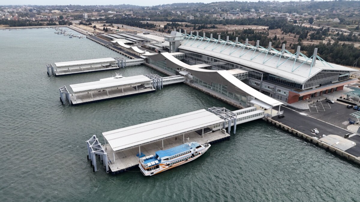 ▲「水頭港大型旅客服務中心新建工程」-空拍圖。