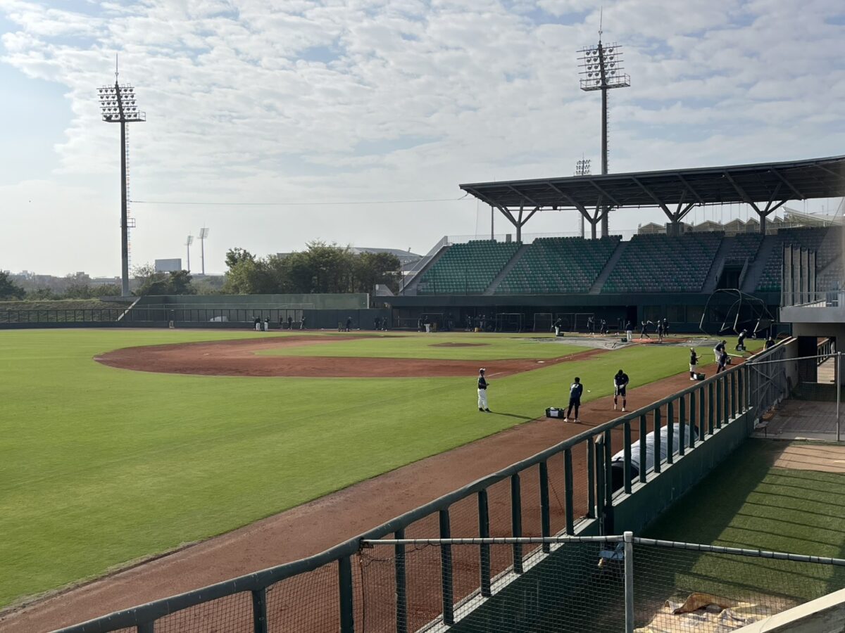 韓職球隊再臨臺南 公益棒球教室熱開辦