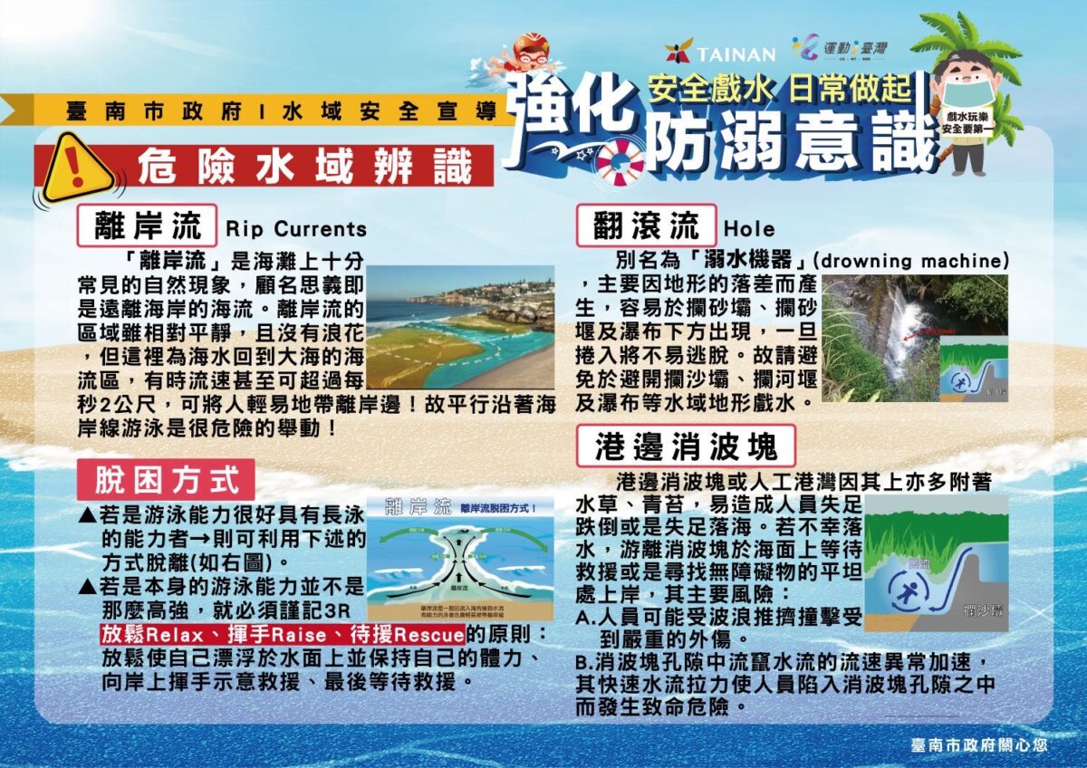 ▲水域安全宣導。