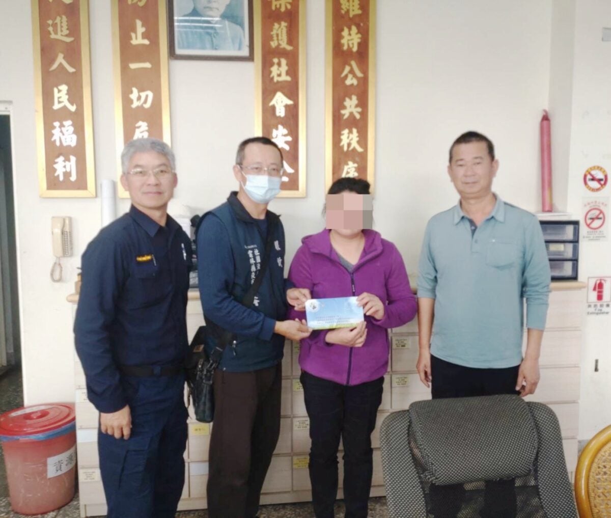 低收家庭雪上加霜　下崙警所即時關懷串起社會溫情