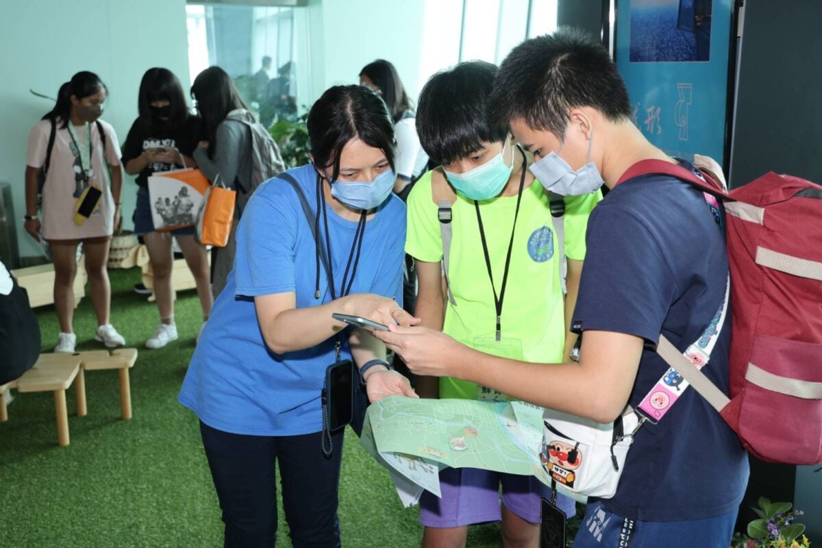 ▲小裕參加展望會數位閱讀素養決賽時活動，增加了不少生活經驗。