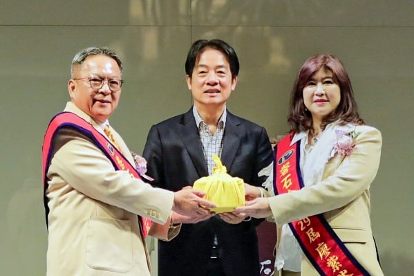 賴清德今出席台數科廖紫岑接任磐石會第29屆會長