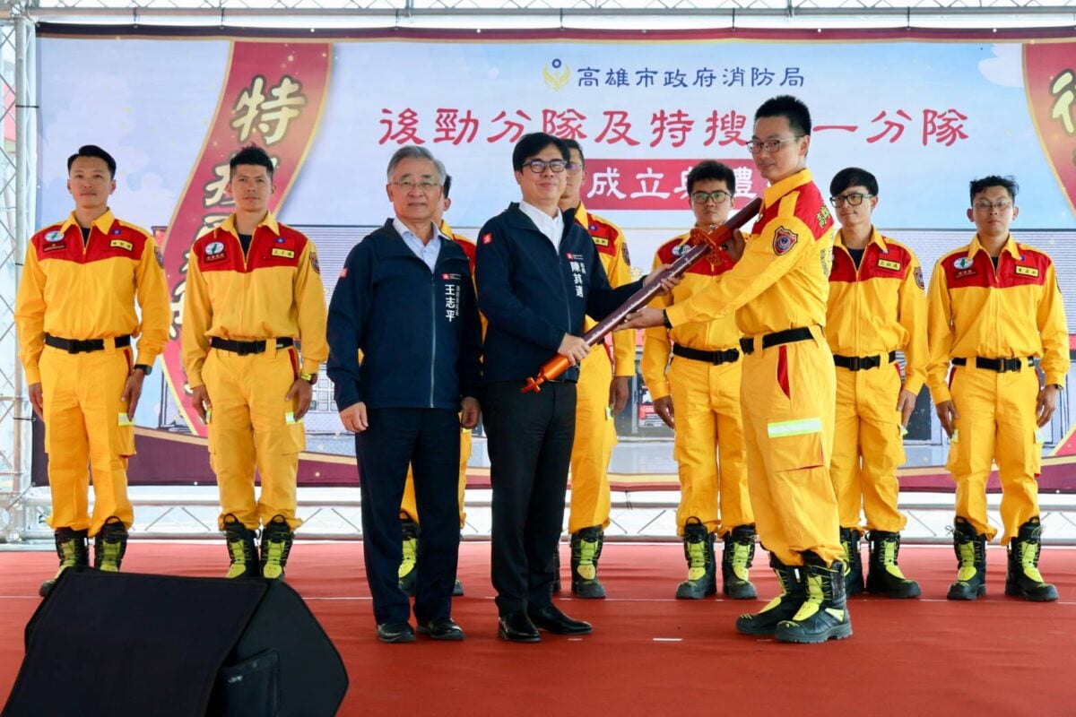 打造楠梓產業聚落安全後盾　後勁分隊與特搜第一分隊正式啟用