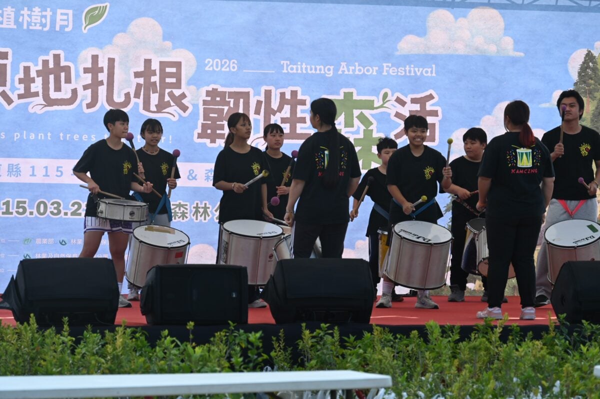 臺東區域植樹森林市集　民眾種樹護生態