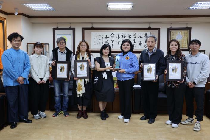 ▲雲林114年全國運動會整體視覺榮獲美國IDA金獎,台灣體育賽會設計首度站上國際舞台。(記者劉峻文攝)