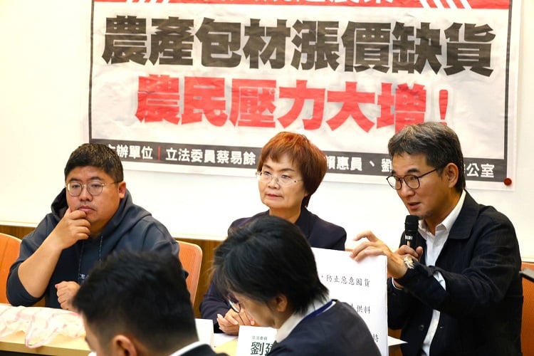 戰火衝擊民生包材價格飆漲缺貨　劉建國籲政院成立跨部會應變小組