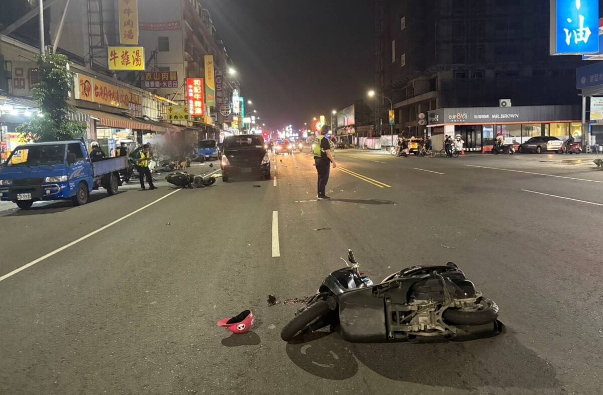 男毒駕追撞機車　婦人送醫不治