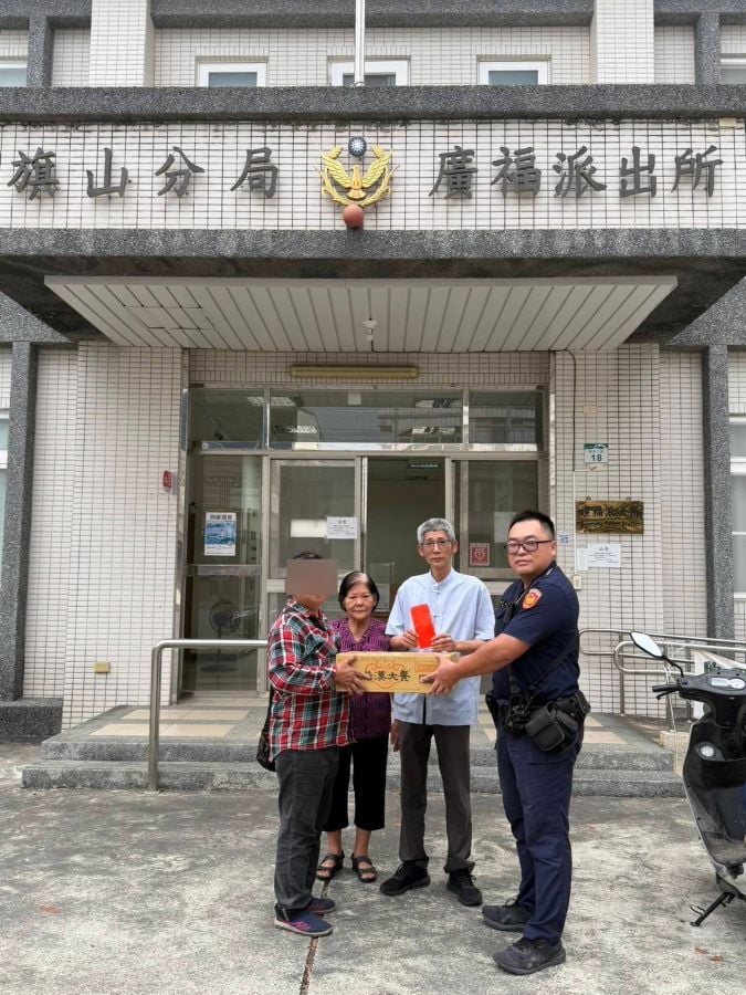 結合民間善心力量　旗山警攜手慈善會關懷清寒家庭