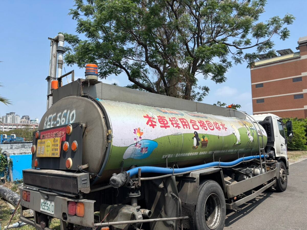 黃偉哲超前部署抗旱　臺南擴大回收水再利用強化供水韌性