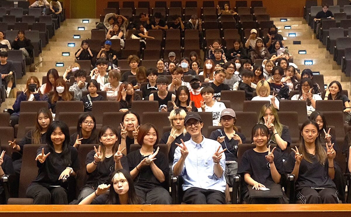 邱昊奇現身樹德科大　用實戰經驗點亮學生表演夢