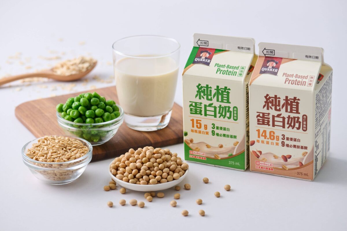桂格「純植蛋白奶」高效上市