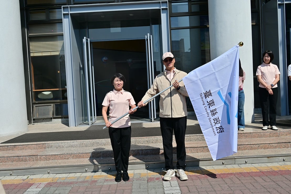 全中運臺東隊熱血出征饒慶鈴授旗！前3名選手訓練補助金加碼