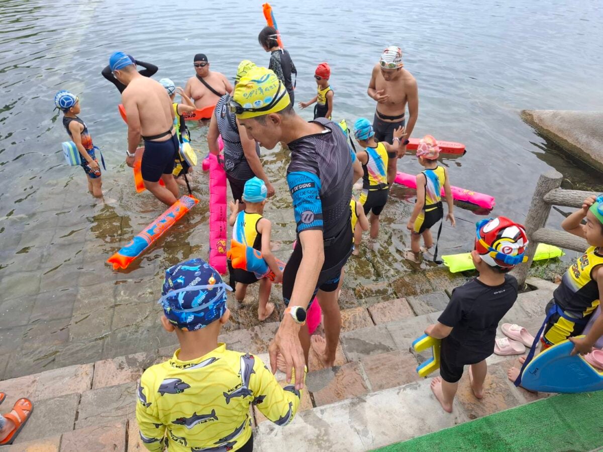 台東活水湖夏季開放游泳　安全守則請民眾遵守