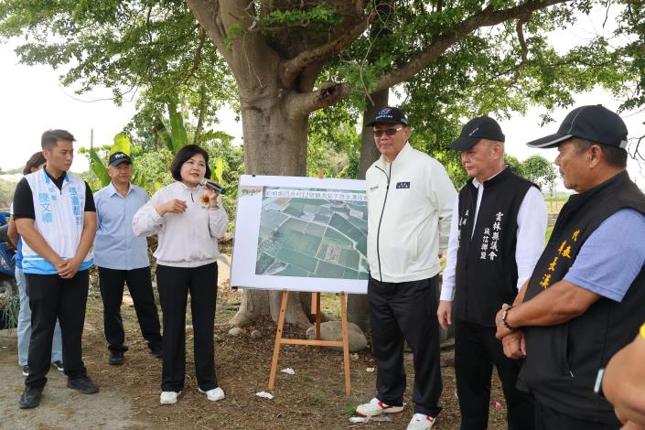 張麗善縣長會勘莿桐鄉四處基礎建設改善工程　打造安全宜居環境
