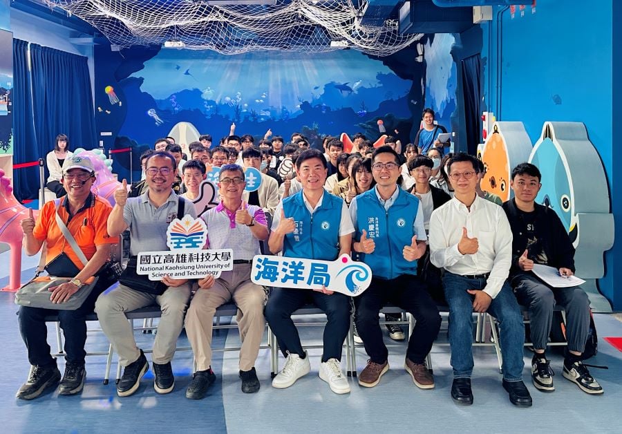 高科大走讀海洋局蚵子寮海洋教室　探索漁村風采