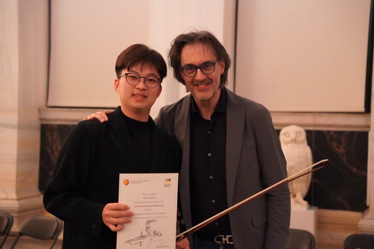 嘉市青年管弦樂團首席演奏家馬家偉　繼三大國際賽事連續奪冠又勇奪全國大專小提琴獨奏冠軍