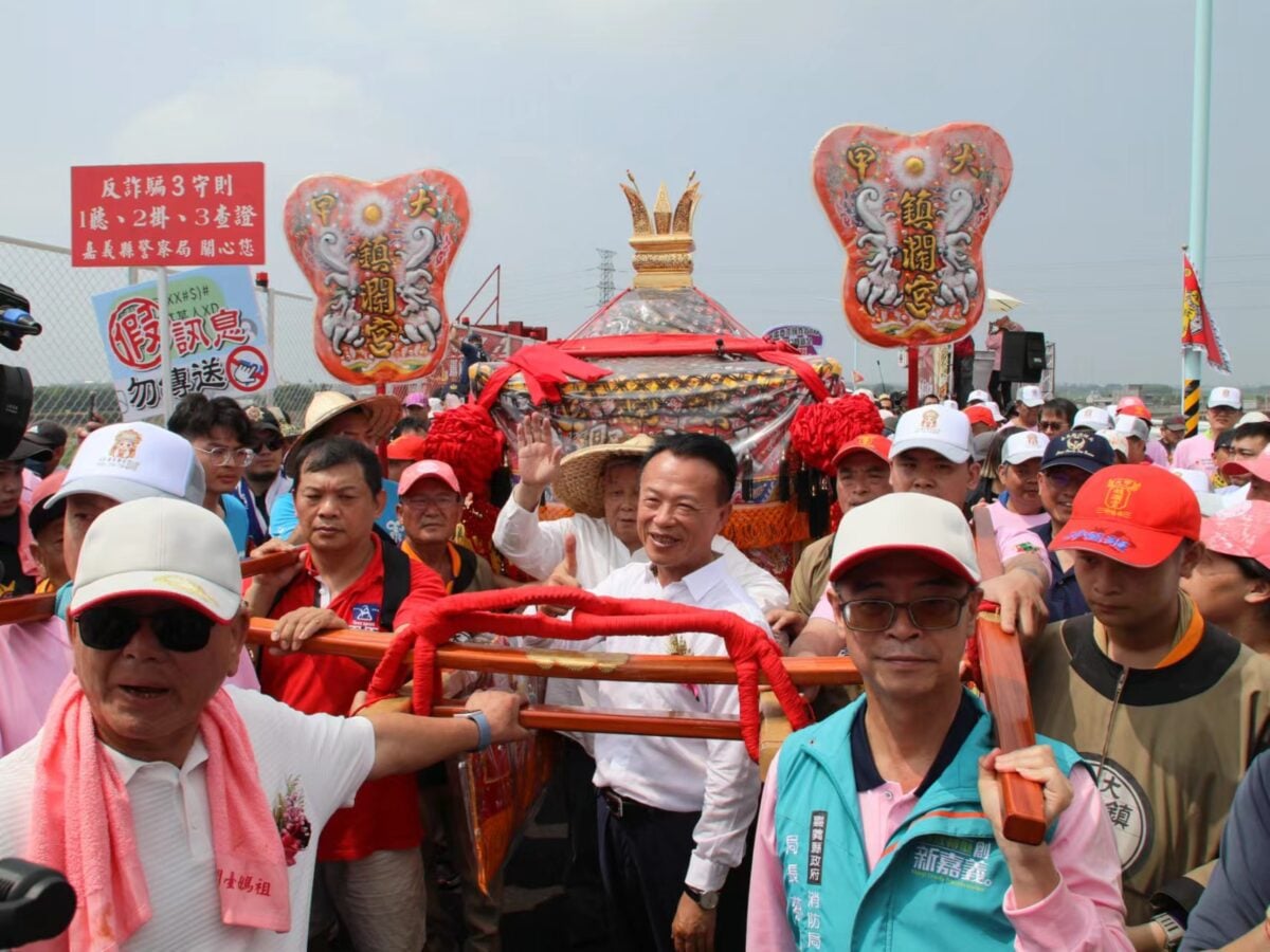 大甲媽祖遶境新港迎駕典禮　「善」的力量團結人心