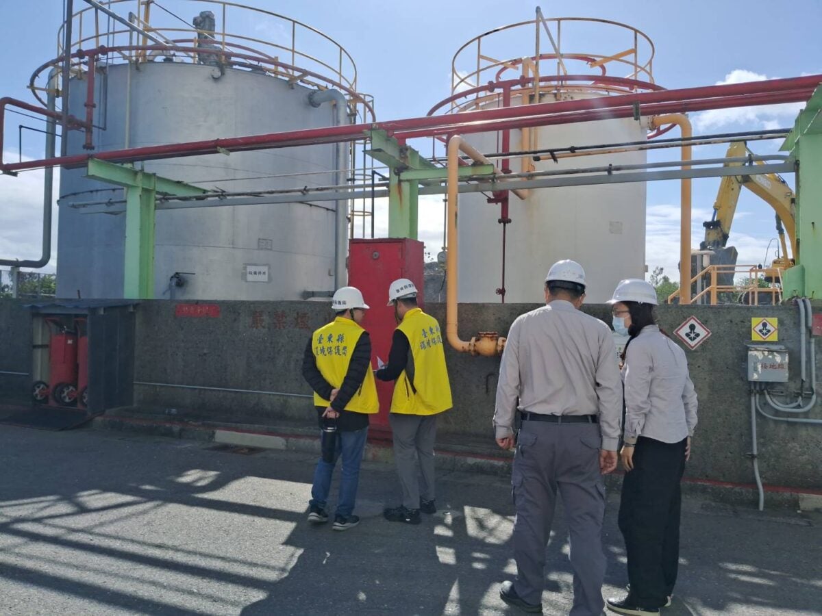 強化油品貯存管理　臺東從源頭守護土壤與地下水