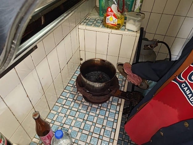 爐火烹調謹記「人離火熄」並加裝住警器　火災發生可避免！