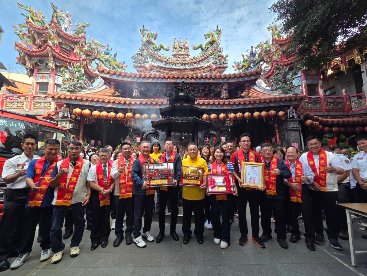 「媽祖聖誕送大禮」！鳳山雙慈殿豪捐千萬消防車　69輛善舉力挺打火英雄