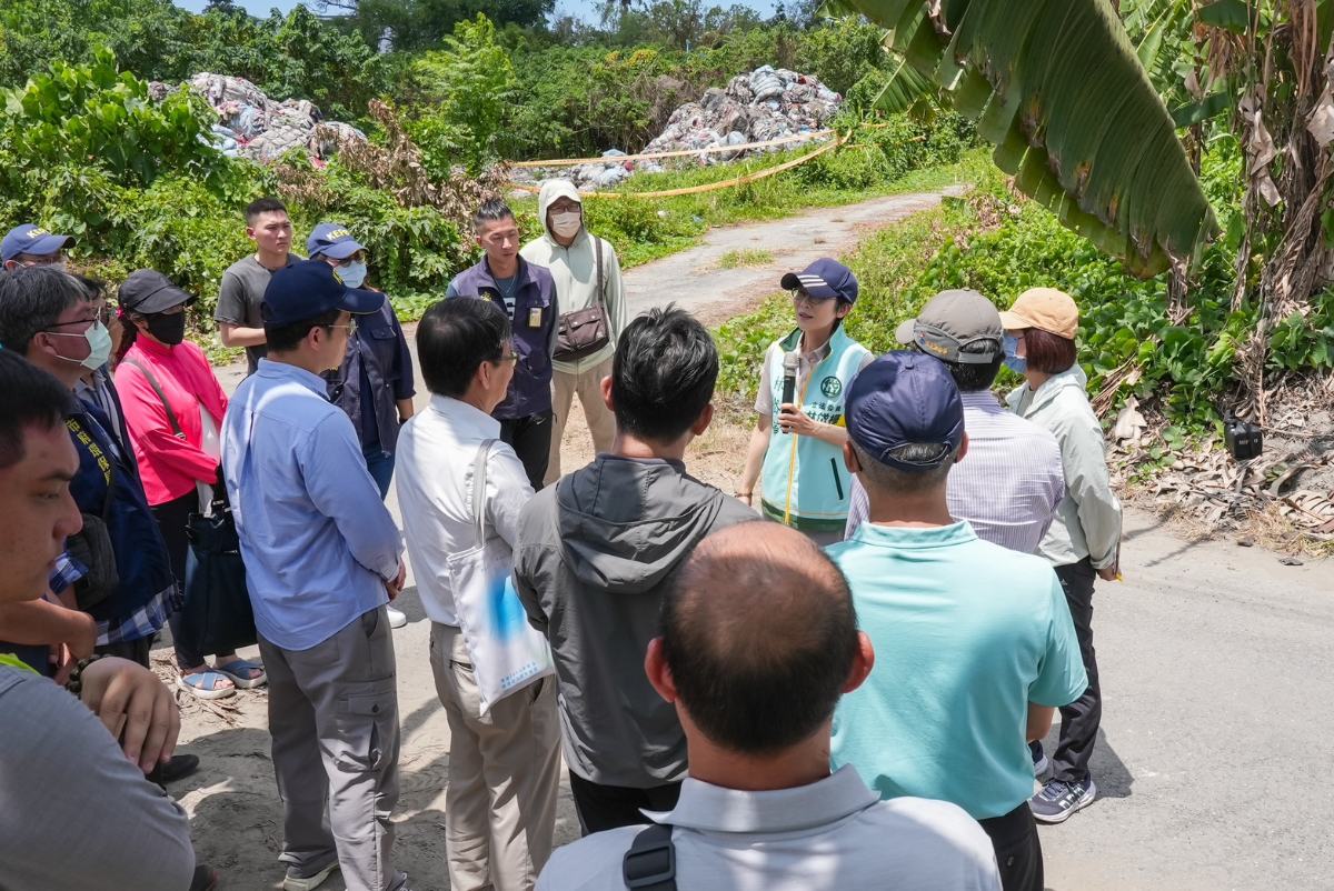 直擊大樹高灘地污染亂象　林岱樺強硬要求6/5前完成清理