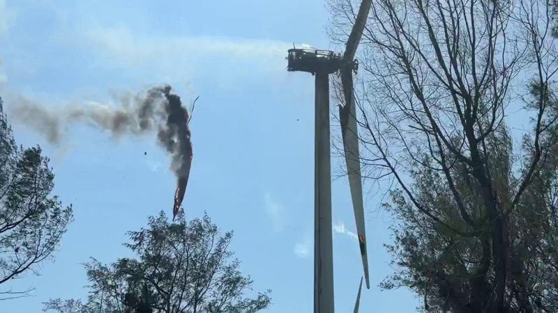 雲林麥寮風機驚傳火警　能源署曝最新處置進度