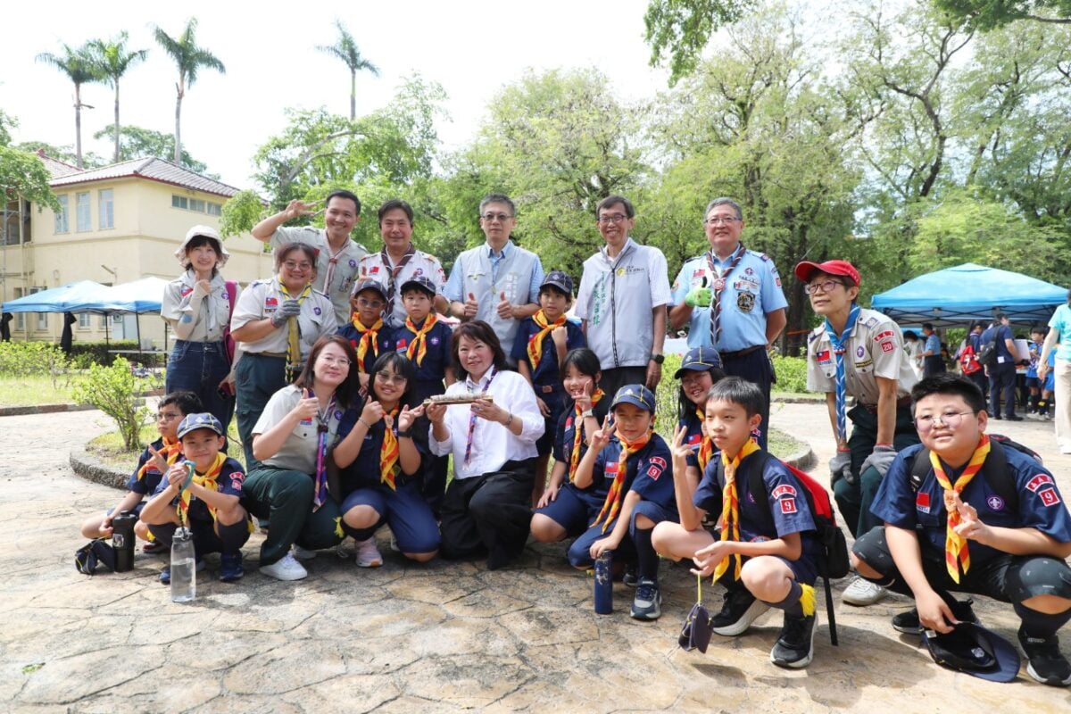 傳承百年稻香與水保精神　嘉市童軍齊聚農試所學習食農教育與水土保護