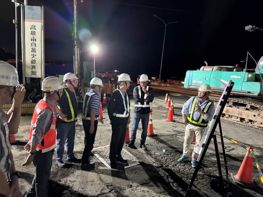 捷運岡山路竹延伸線管線遷移先行　兼顧高科技產業能源穩定供應確保主體工程順利進行