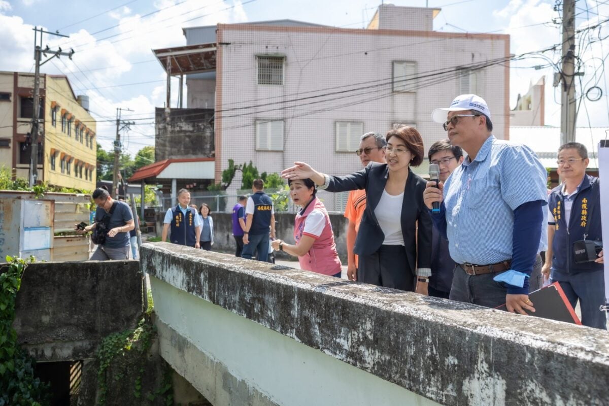 許縣長會勘名間鄉16處道路及排水　花費近三千萬改善