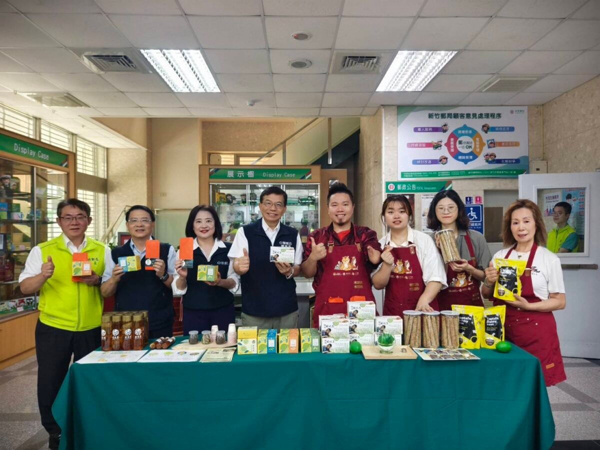 中華郵政結合實體與電商通路　助竹縣青農詹翔欽推廣在地農產品