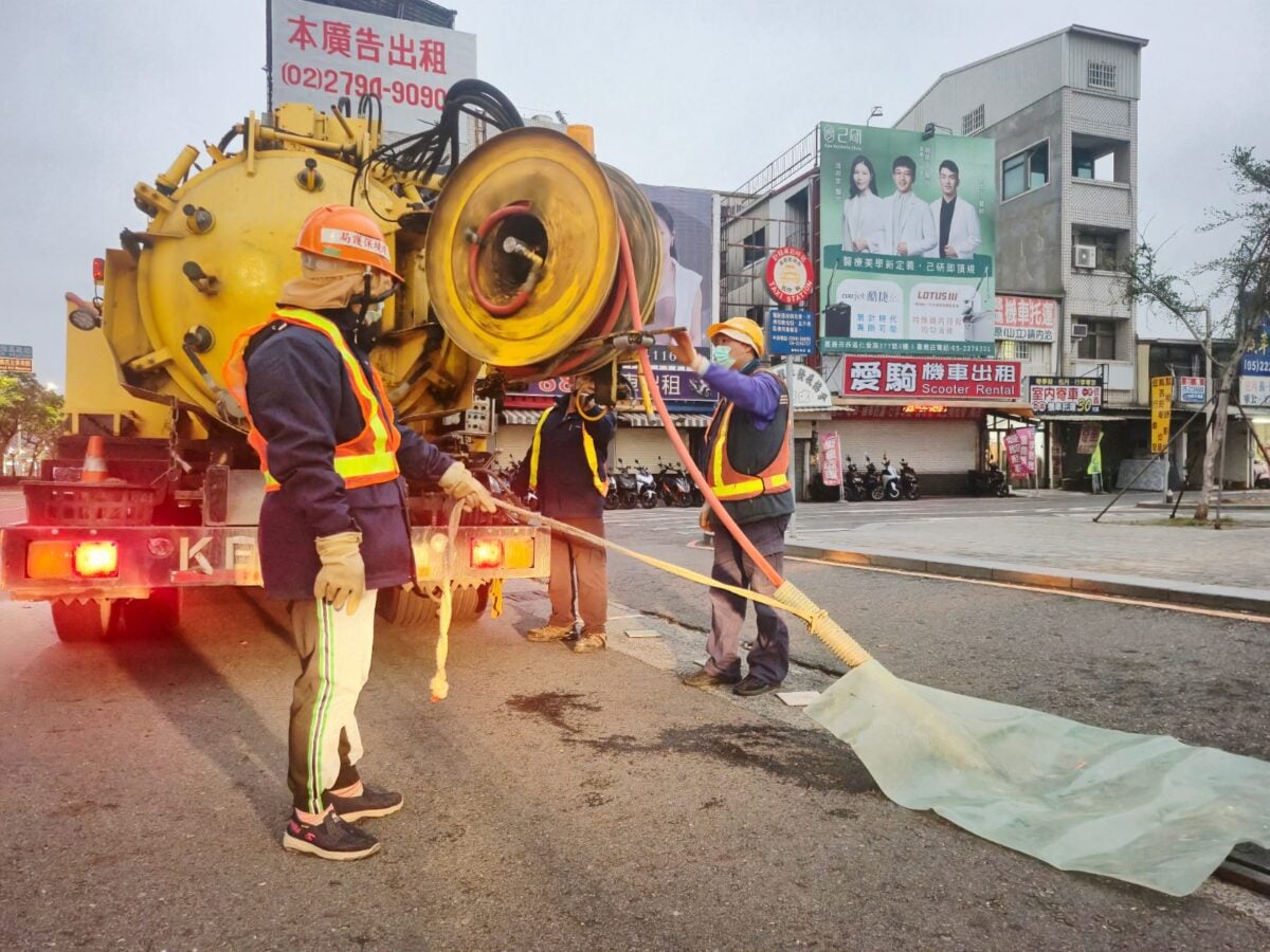 因應年度汛期來臨　嘉義市環保局加強清溝防汛