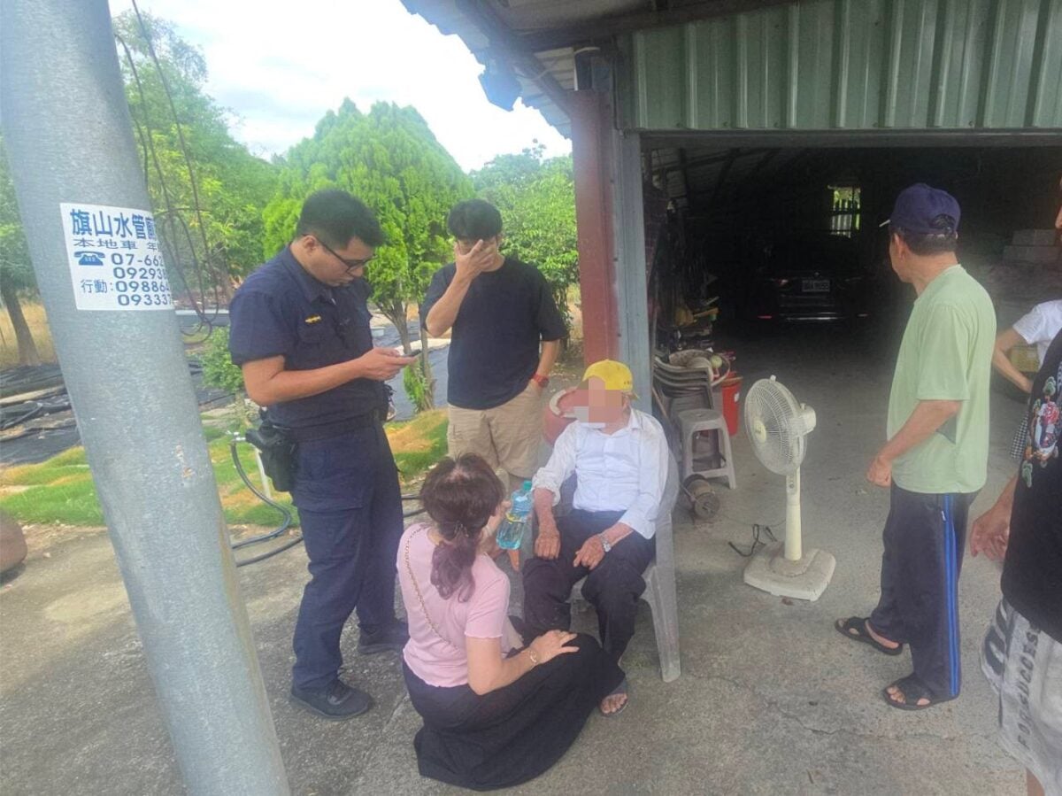 巡邏遇求助即刻行動　旗山警成功尋回走失長者