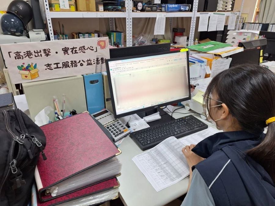 高雄港務分公司化身「暖心接力手」支援食(實)物銀行