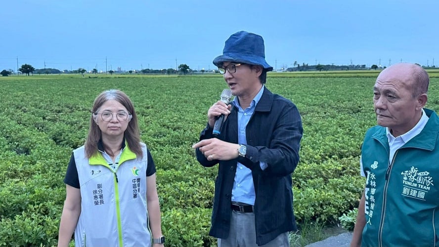 劉建國爭取花生災損救助　農業部公告雲林全縣納入　每公頃提高至3.6萬元