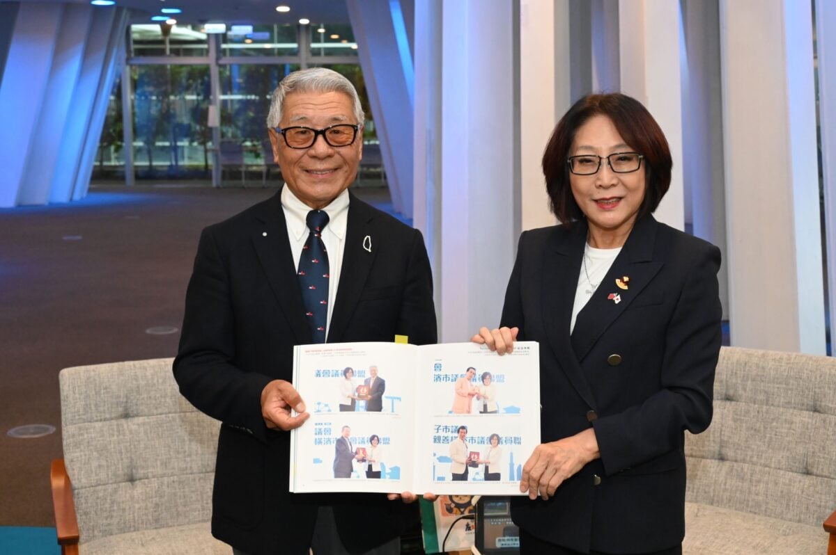 高雄八王子締盟20周年　康裕成力挺黑須隆一　見證跨世代城市外交情誼