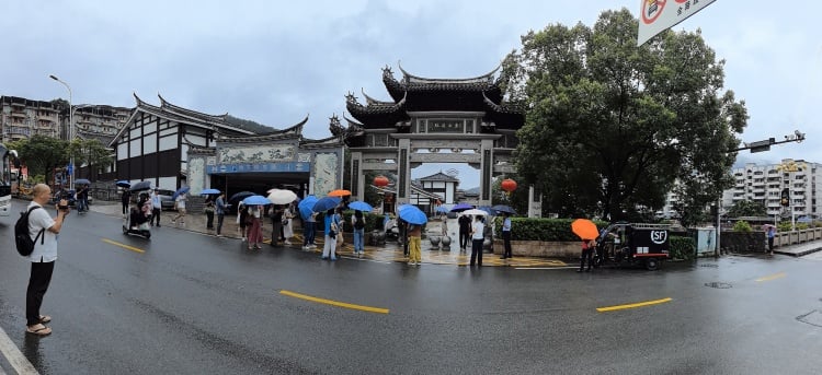 ▲兩岸媒體走訪朱子文化園。