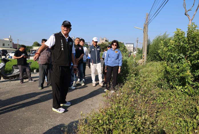 雲林縣府斥資千萬改善二崙三和、大華溝渠路面　守護農民用路品質生命財產