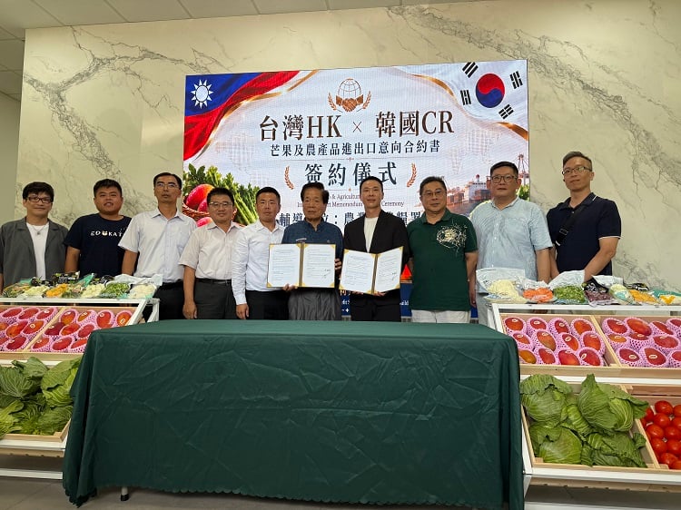 台韓攜手拓展農產市場　台灣芒果搶攻韓國商機