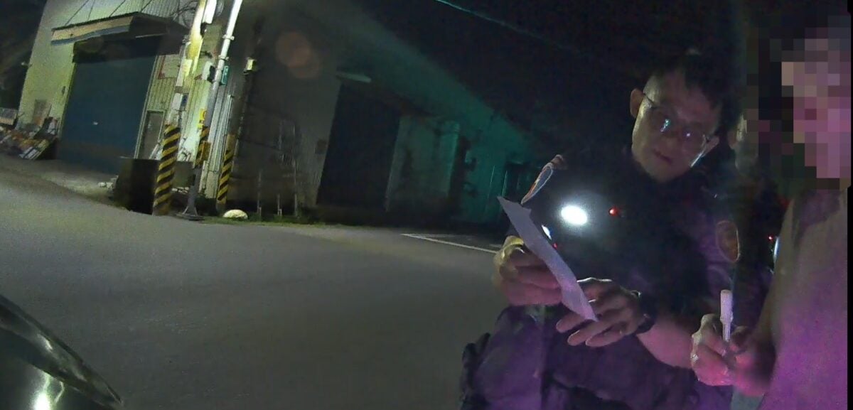 男子蛇行闖紅燈  「跑水路」用毒痕跡太明顯　警鷹眼緝獲毒駕