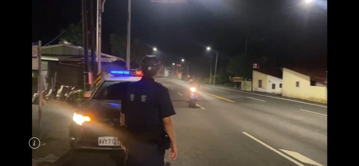 強力掃蕩酒駕　旗山警攔查不手軟