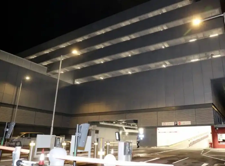 ▲香港機場案發停車場