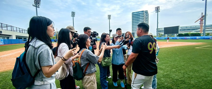 潮起嵐島話融合　兩岸媒體探訪體育融合陣地