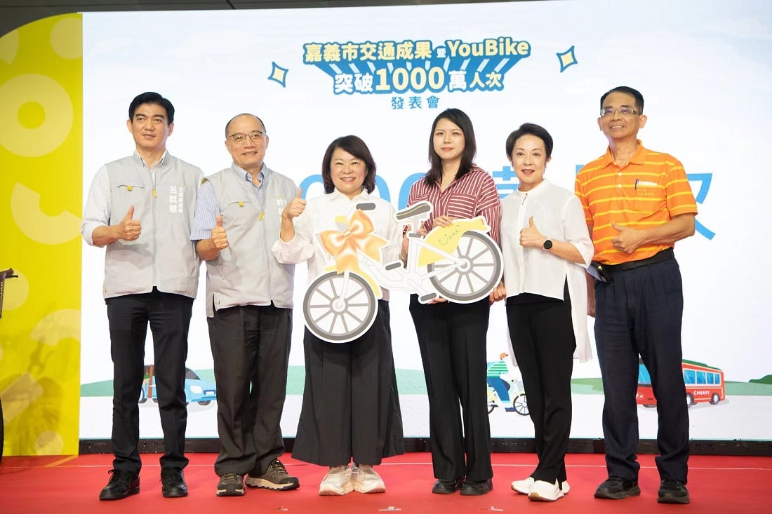 YouBike 5年騎乘人次破千萬　黃敏惠盼補齊「高鐵聯外軌道」拼圖