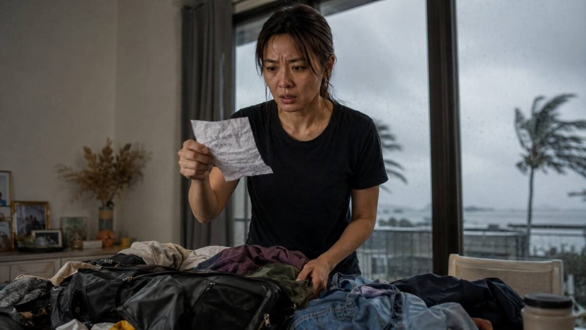 一張皺掉的收據揭開婚姻裂痕　台東人妻颱風夜意外發現丈夫婚外情