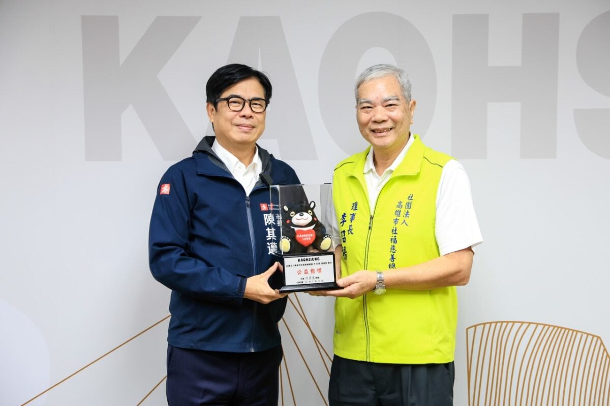 行善特攻隊默默送暖250場　獲陳其邁公開表揚