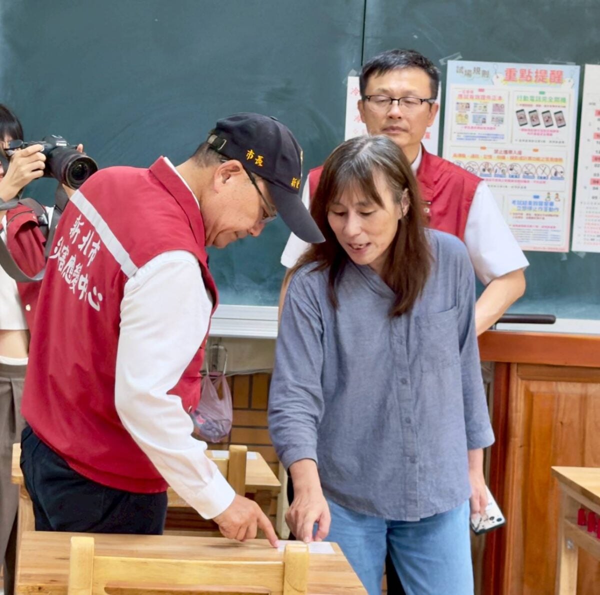 侯友宜視察分科測驗考場整備　新北4考場7月12日下午開放看考場