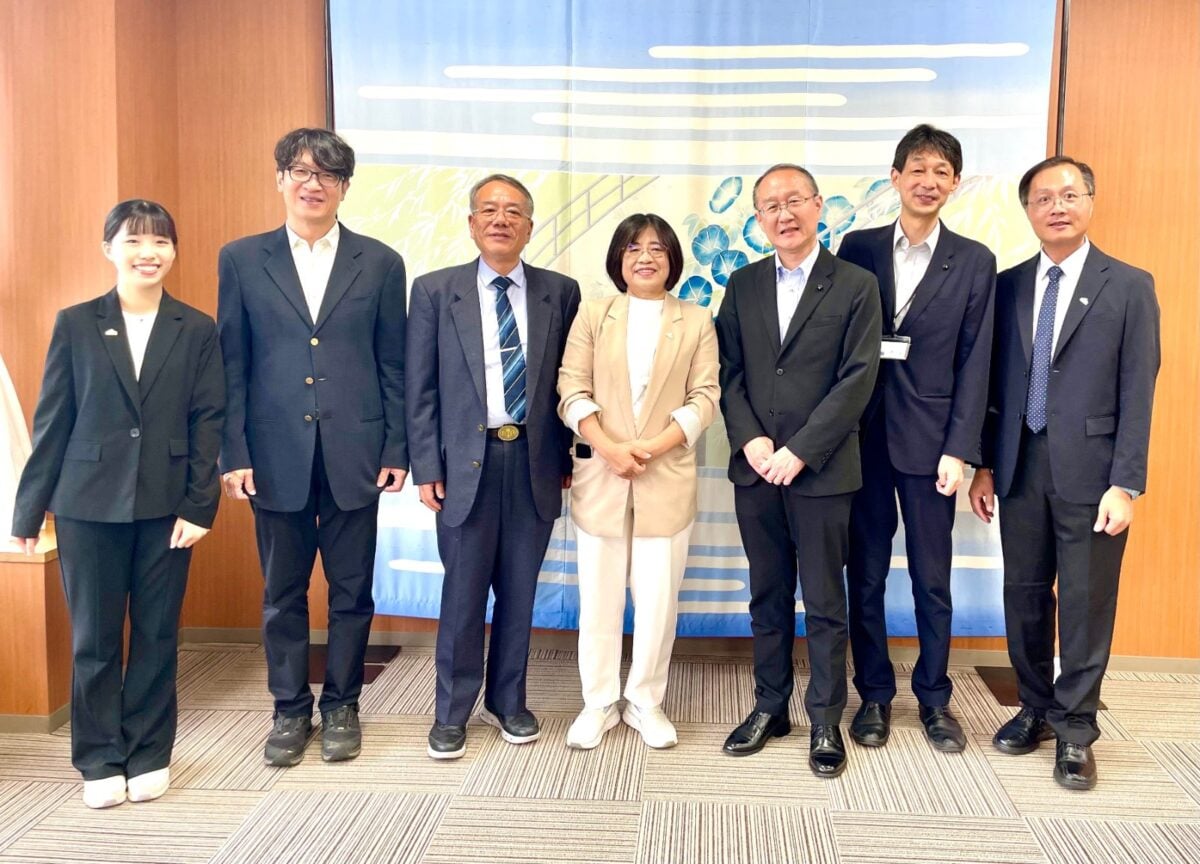 ▲拜會金澤市役所進行台日城市政府間友好交流。