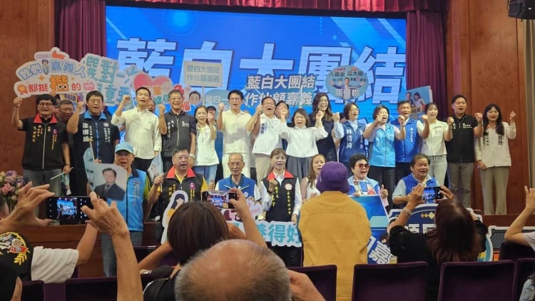 藍白合挺嘉義！鄭麗文、黃國昌偕五星市長黃敏惠齊聚嘉市　力挺張啓楷角逐市長