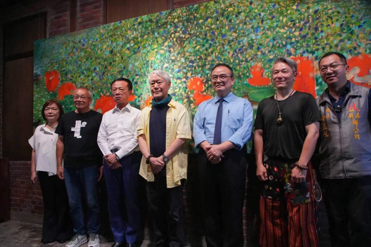 疫情中創作獻眾生　蔣勳「祇樹給孤獨園」新港培桂堂展出