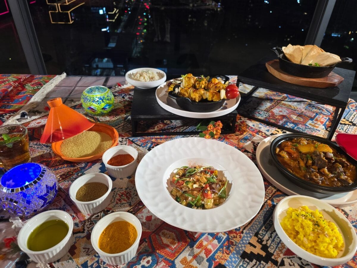 台中Moxy高空餐酒館8月「摩洛哥撒哈拉」北非傳統料理與經典風味